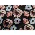 thumbnail image 4 of oneOone Cotton Poplin Black Fabric Flower Watercolor Sewing Craft Projects Fabric Prints By Yard 42 Inch Wide, 4 of 4