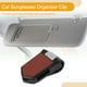 thumbnail image 3 of Clip para gafas de sol en el coche Unique Bargains, soporte universal para gafas de sol en el parasol del coche ABS Burdeos 7.5x4.1cm 1 Pcs, 3 of 7