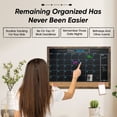 thumbnail image 2 of 24x36 Magnetic Chalkboard Calendar Combo Board- Rustic Frame, 2 of 6