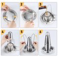 thumbnail image 5 of AnTom Portable and Foldable Beer Can Chicken Stand - Premium Stainless Steel Chicken Holder Roaster for BBQ & Grilling, 5 of 6