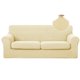 thumbnail image 1 of Funda elástica para sofá de 3 piezas U-NICE HOME Beige para 2 plazas, 1 of 8