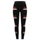 thumbnail image 3 of MKLEKYY Leggings para mujer Leggings para mujer Leggings de entrenamiento Pantalones con estampado navideño de bloques de color Leggings suaves y elásticos 2219, 3 of 4