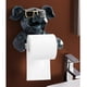 thumbnail image 5 of Soporte higiénico pared soporte de tejido hogar Hotel Oficina adorno artesanal Pig_Dark Azul Gloria Rejilla para pañuelos de pared, 5 of 9