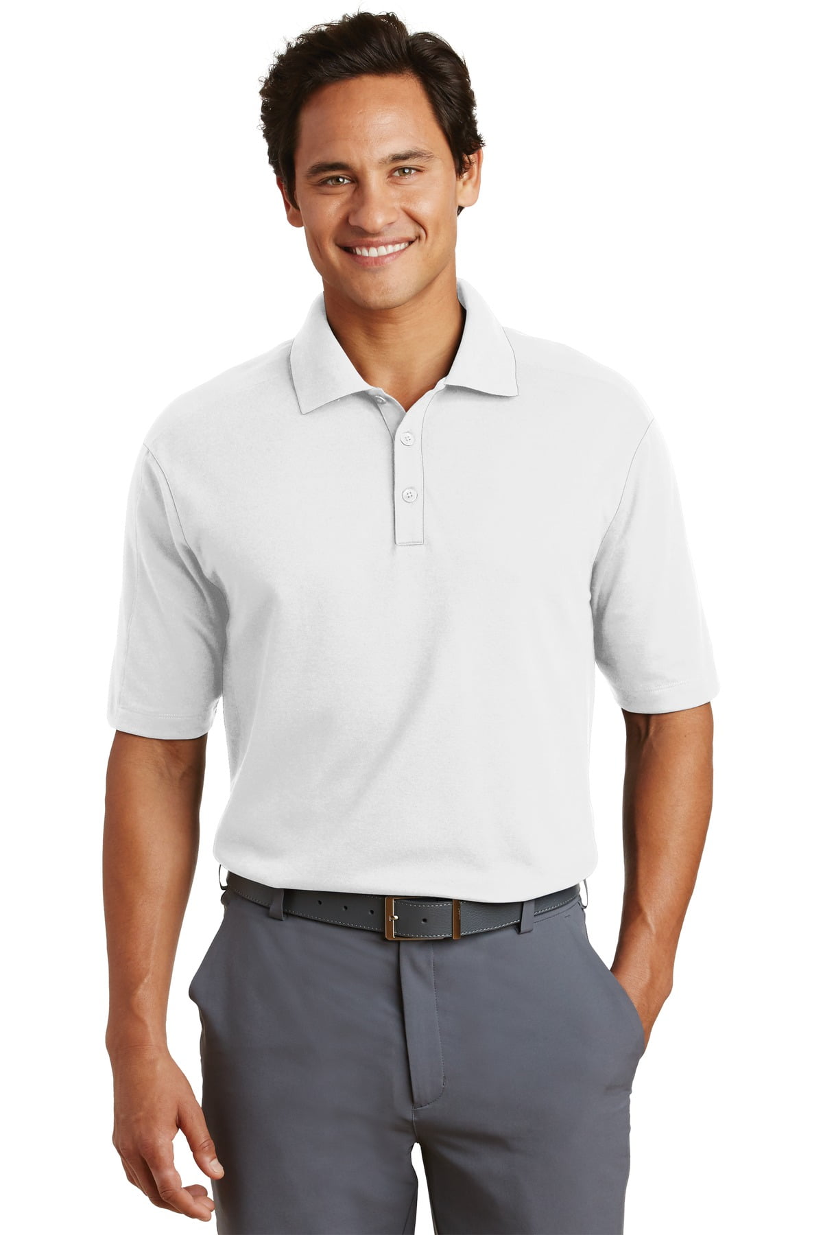 Nike Dri-FIT Pique II Polo Shirt. Clay 