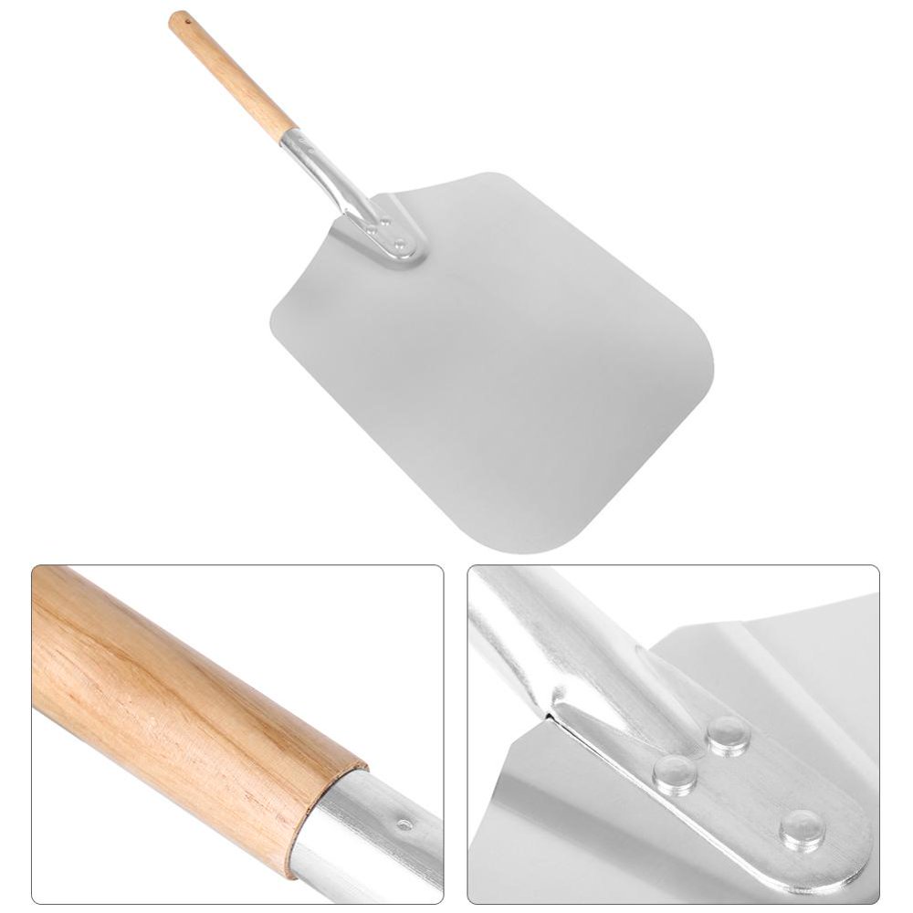 Tebru Pizza Peel, Pizza Spatula,1Pc Kitchen Aluminum Alloy Pizza Peel