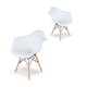 thumbnail image 1 of Sillas para Comedor Ergonomicas Mirel Vessel Diseño Minimalista Set 2 Piezas blanco, 1 of 2