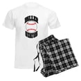 thumbnail image 6 of CafePress - Baseball Baller Status Men's Light Pajamas - Men's Light Loose Fit Cotton Pajama Set, 6 of 7