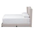 thumbnail image 6 of Baxton Studio Alesha Modern and Contemporary Beige Fabric Upholstered King Size Bed, 6 of 6