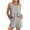 Gray, variant on Aoujea 2 Piece Outfits for Women Plus Size Lounge Matching Sets Solid Outfits Linen Ruffle Crop Square Neck Sleeveless Tank Tops And Short Pants Tracksuits Suit Two Piece Summer Sets