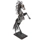 thumbnail image 3 of Estatua Decorativa De Animal Abstracto - Estatua De Caballo De Metal Diseño único En 3D Caballo De Pie Estatua Decorativa De Animal Abstracto Regalo Decorativo De Caballo De Metal (no Iluminado), 3 of 5