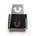 thumbnail image 2 of TRUE RELIGION Sizer Horseshoe Leather Billfold Wallet In Black, 2 of 2