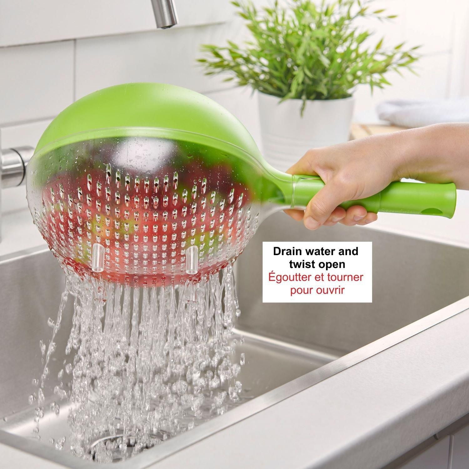 Starfrit Globe Colander - 3 Cups - Smart Twist Design - Dishwasher Safe