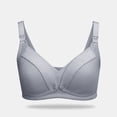 thumbnail image 1 of Ropa interior fina para embarazadas durante el embarazo Sujetador de lactancia cómodo y fruncido de talla grande para mujer, 1 of 1
