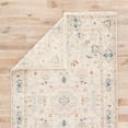 thumbnail image 3 of Jaipur Living Hacci HandKnotted Floral Cream Blue Area Rug 8'X10', 3 of 4