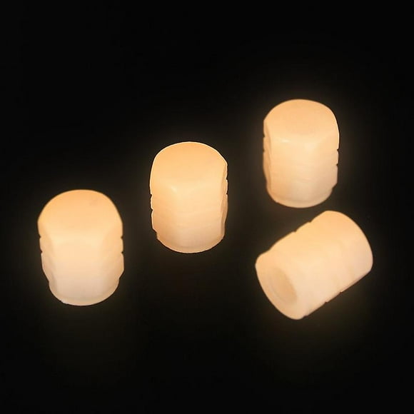 Universal Luminous Tire Valve Caps Car Wheel Hub Glowing Dust-proof Decorative Tyre Rim Stem Covers Applicable Motorcycle Bike