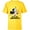 Yellow, variant on Mickey Mouse It's My Birthday! - Short Sleeve T-Shirt for Kids - Customized-White