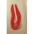 thumbnail image 6 of Designer and Elegant Red Beads Chain Multi Layer Necklace Chunky Fashion Wedding Jewelry, 6 of 7