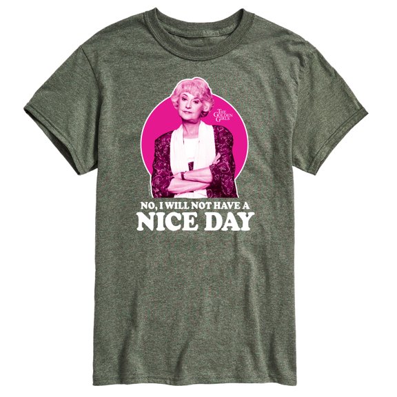Golden Girls - Dorothy Will Not Have Nice Day - Men's Short Sleeve Graphic T-Shirt