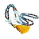 thumbnail image 2 of Collar para mujer, joyería para mujer, collar con borlas y cuentas de cristal, colgante, cadena bohemia, accesorio de joyería, collar para mujer, 2 of 2