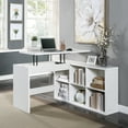 thumbnail image 2 of Waverly Worksmart Sit-To-Stand L-Shape Desk in White Engineered Wood, 2 of 10