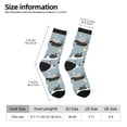 thumbnail image 2 of Honeii Swan Princess On Lake Print Adult Socks,Crew Socks,Casual Calf Socks,Daily Wear Socks for Men & Women, Perfect for Sports, Casual and Everyday Use, 2 of 6