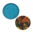 thumbnail image 3 of Geometric Circle Round Mug Pad Resin Casting Mold Jewelry Making Silicone Epoxy Mould DIY Arts Craft Cups Mat Decor Mold, 3 of 6