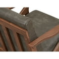 thumbnail image 4 of Omax Decor Zola Solid Wood and Fabric Upholstered Accent Armchair in Black, 4 of 4