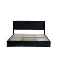 thumbnail image 6 of Upholstered 4 Drawers Storage Platform Bed,King Size,Black, 6 of 8