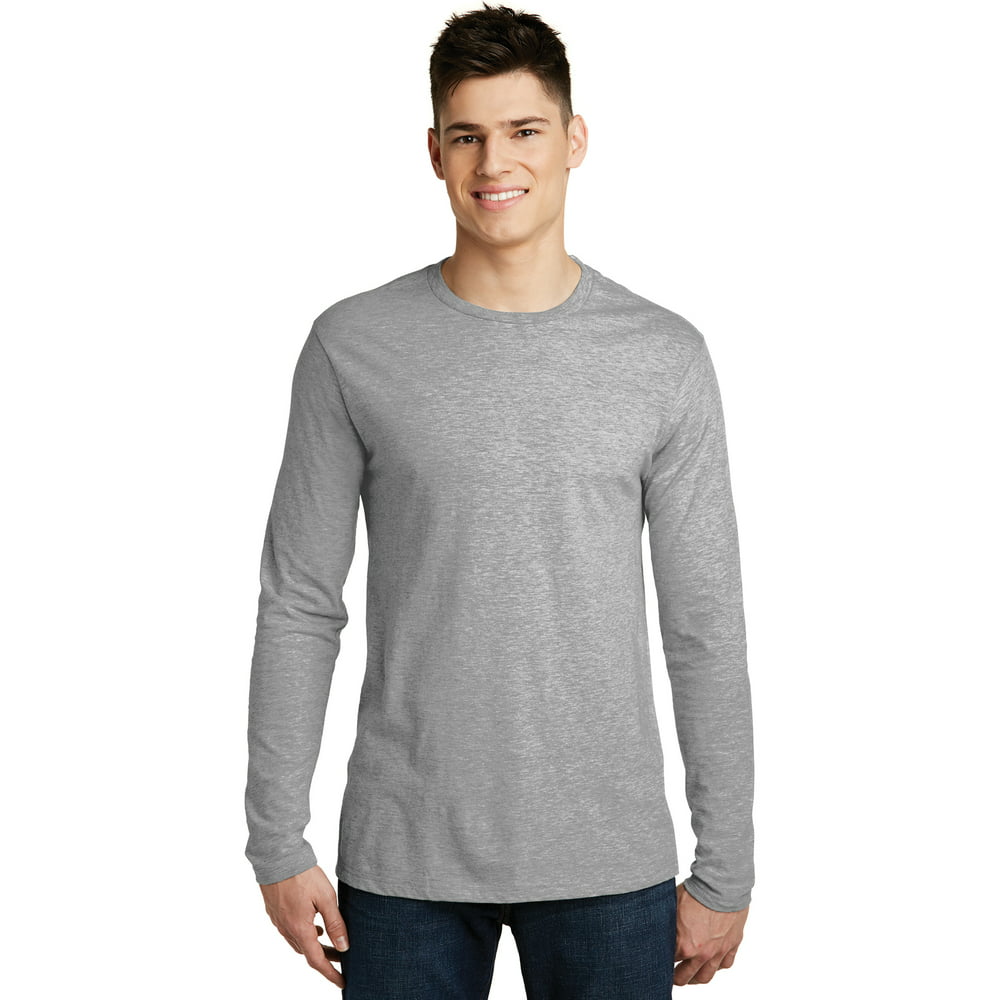 District - District Men's Very Important Tee Long Sleeve, Light ...