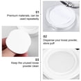 thumbnail image 2 of SHISUYAN 2pcs Portable Loose Powder Box Cosmetic Box Powder Case with 2pcs Puff, 2 of 9
