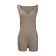 thumbnail image 4 of Monos Para Mujer Color Sólido Casual Punto Acanalado Cuello en V Camiseta Sin Mangas Sin Mangas Slim Fit Pantalones Cortos Deportivos Mono Odeerbi ODB147597, 4 of 7