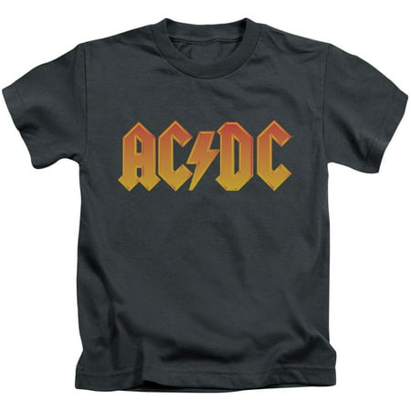 AC/DC Boys' Logo Childrens T-shirt Grey