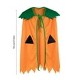 thumbnail image 3 of WEGFTDUOP Halloween Decor Pumpkin Costume Pumpkin Costume Toddler Halloween Cape Indoor Ornaments, 3 of 6