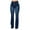 Dark Blue, variant on Up To Women's Jeans Women Flare Jeans Mid Waist Bell Jeans Stretch Slim Pants Length Jeans Women's Polyester Casual Pants
