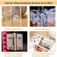 thumbnail image 4 of Organizador de Collares, Soporte de Collar de Acrílico para Hombres y Mujeres, Joyero Giratorio Transparente con Bandeja para Guardar Anillos, Pulseras y Collares., 4 of 4