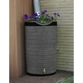 thumbnail image 3 of Good Ideas IMP-D50-DR-DAR Impressions Darkened Ribs Downton Rain Saver Barrel, 50 Gallon, Dark Granite, 3 of 6