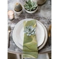 thumbnail image 2 of Sage Green Gold Cloth Napkins Set of 4 Reusable Dinner Napkins, Aesthetics Flower Boho Watercolor Art Cocktail Napkin Washable Table Napkins for Wedding/Holiday Party/Baby Shower 20"x20", 2 of 7