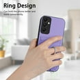thumbnail image 5 of for Samsung Galaxy A13 5G Phone Case Wallet with Crossbody Strap & Card Holder, Premium PU Leather Case, 360 Ring Holder Kickstand Durable Protective Women Men Cover for Samsung Galaxy A13 5G,Purple, 5 of 8