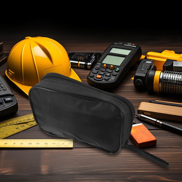 AURARMLET Multimeter Carrying Case Black Tool Organizer Bag Protective Portable Storage for Small Tools
