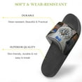 thumbnail image 3 of GZHJMY Stylish Slides for Women Men, A Cat Ash Drives A Car on The Highway Soft Flexible Slip-on Sandals Slippers, 3 of 7