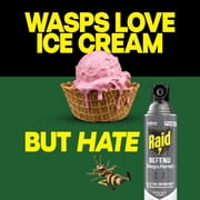 Raid Defend Wasp and Hornet Killer, Outdoor Flying Insect Nest Killer Spray, 14 oz, 3 Ct