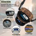 thumbnail image 4 of TSOVTHRID Sunflower Pig Brown Print Crossbody Bag for Women Shoulder Handbag Cell Phone Purse Wallet with Card Slots Small Crossbody Purses for Daily Use, 4 of 7