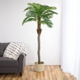 thumbnail image 2 of Northlight Artificial Potted Palm Trees - 6' - Set of 2, 2 of 6
