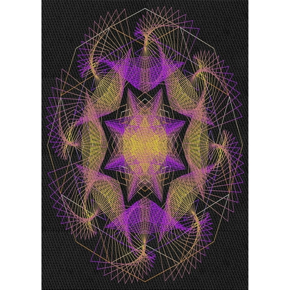 Ahgly Company Indoor Rectangle Patterned Mid Gray Novelty Area Rugs, 8' x 10'