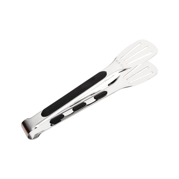 TERGAYEE Stainless Steel Kitchen Cooking Tongs,Locking Metal Food Tongs Non-Slip Grip,Food Grade Metal Tongs for Cooking,BBQ