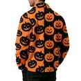 thumbnail image 5 of Havenx Men's Halloween Print Corduroy Jacket Long Sleeve Button Down Shirt Jackets with Pockets Lapel Collar Coat Work Fall Winter Vintage Casual Loose Fit Clothes,Earthy Yellow L, 5 of 6
