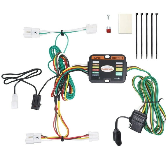 CARROFIX Custom-Fit Vehicle Wiring Kit w/ 4-Way Flat Trailer Connector for Nissan Murano