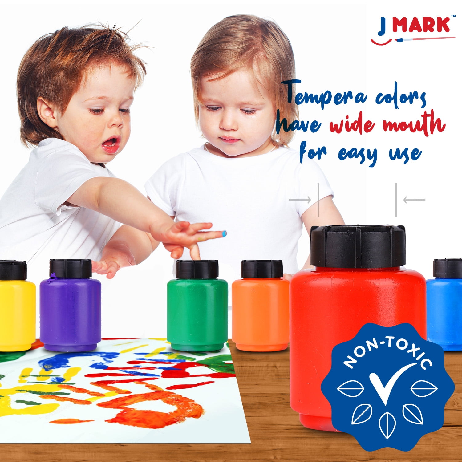 J Mark Finger Painting Pad Art Sets (20 Piece)