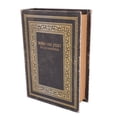 thumbnail image 1 of Book Shape Storage Box, Decorative prosthetic Book Wood and Leather European Style  for Hotel, 1 of 7