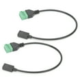 thumbnail image 1 of Connecteur à Vis, Câble de Bornes de Protection à Vis 2Pcs Pratique Portable, pour le Chargement de Bureau, 1 of 8